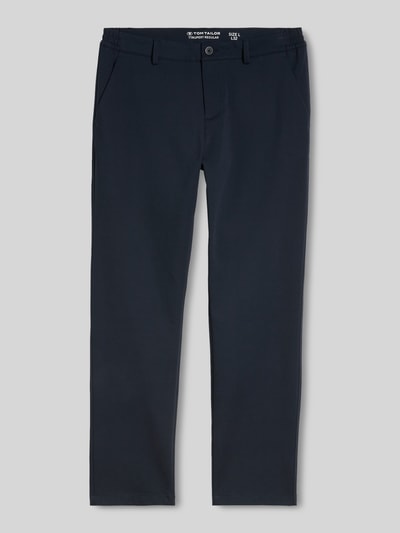 Tom Tailor Regular Fit Jogpants aus Baumwoll-Mix Modell 'RUPERT' Marine 2