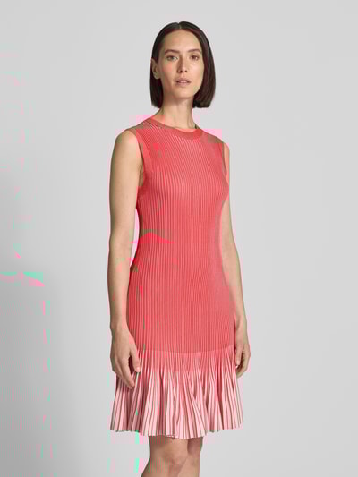 Ted Baker Knielanges Kleid mit Rundhalsausschnitt Hellrot 4