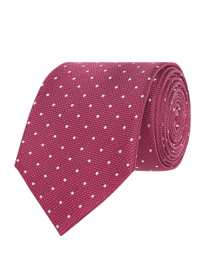 Christian Berg Men Krawatte aus reiner Seide (7 cm) Fuchsia 1