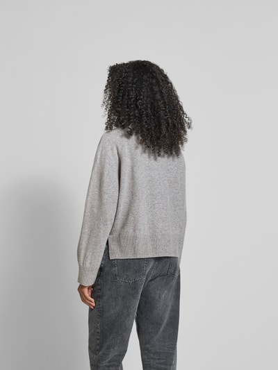 Closed Woll-Pullover mit breitem Bund Mittelgrau 5