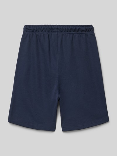 Productfoto, Shorts met logo en elastische tailleband van CHAMPION, katoenmix, relaxed fit, donkerblauw, kindermaat 140, zijaanzicht