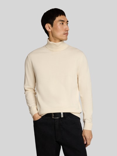 Tom Tailor Rollkragenpullover mit Feinstrickstruktur Weiss 4