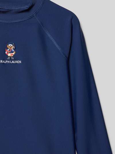 Polo Ralph Lauren Kids Longsleeve mit Label-Stitching Marine 2