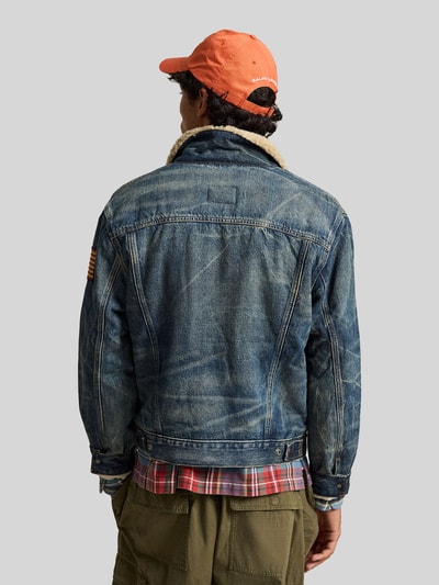 Polo Ralph Lauren Jeansjacke mit Teddykragen aus reiner Baumwolle Jeansblau 5