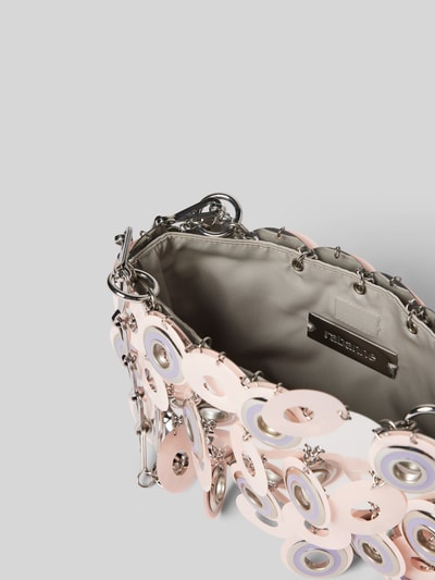 Rabanne Handtasche mit abnehmbarem Tragehenkel Silber 5