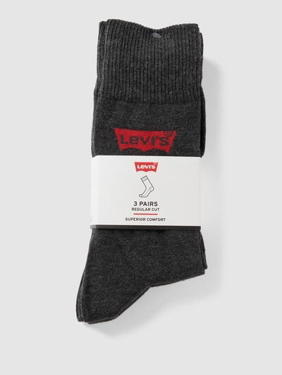 Levi's® Socken mit Label-Print Anthrazit 3