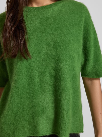 0039 Italy Strickshirt aus Kaschmir-Mix Modell 'Ines' Hellgruen 3