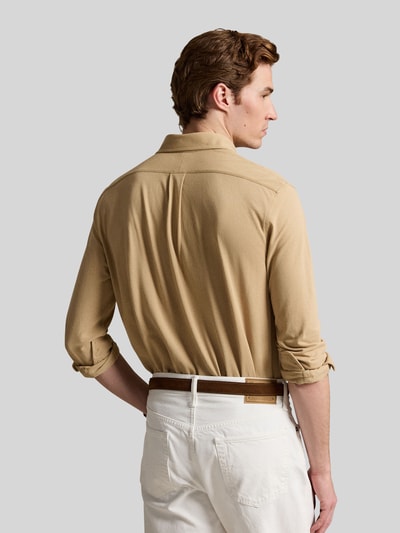 Polo Ralph Lauren Regular Fit Freizeithemd aus reiner Baumwolle Beige 5