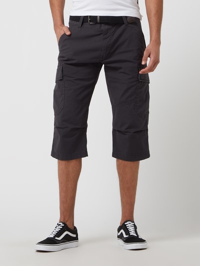 s.Oliver BLACK LABEL Loose Fit Cargobermudas mit Gürtel  Black 4