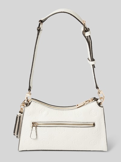 Guess Handtas met labelbadge, model 'CRESIDIA' Offwhite - 4