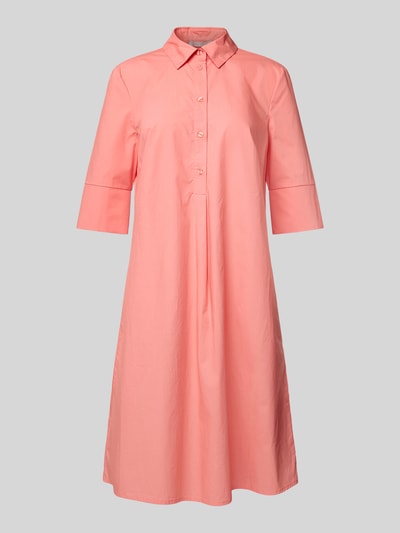 Christian Berg Woman Selection Knielanges Hemdblusenkleid mit 1/2-Arm Koralle 2