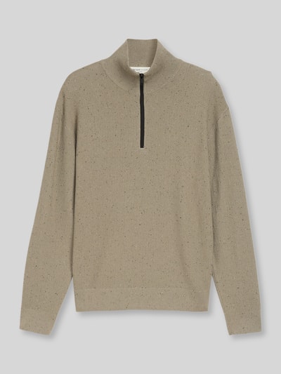 Tom Tailor Denim Regular Fit Pullover aus reiner Baumwolle Dunkelgruen 2