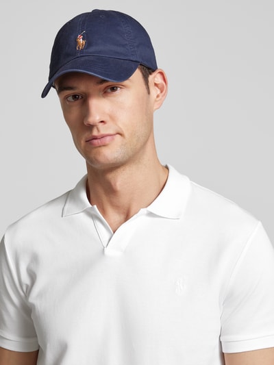 Polo Ralph Lauren Regular Fit Poloshirt mit Label-Stitching Modell 'JOHNNY' Weiss 3