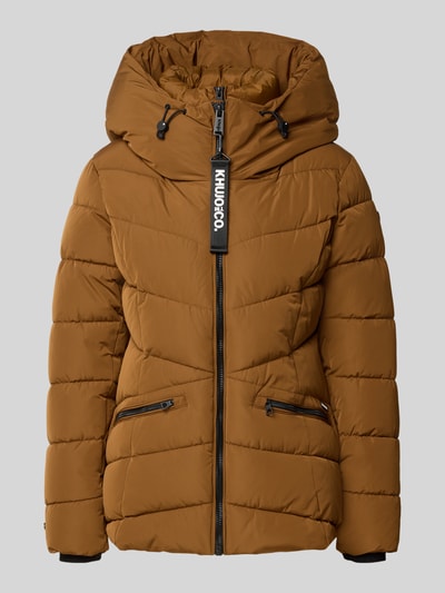 khujo Steppjacke mit Kapuze und Label-Detail Modell 'HERSCH2' Hazel 2