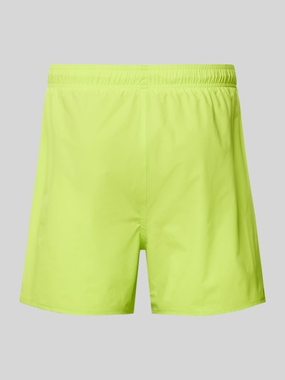 Emporio Armani Regular Fit Badeshorts mit Logo-Badge Neon Gruen 3