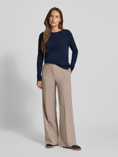 Christian Berg Woman Gebreide pullover van puur kasjmier Donkerblauw - 1