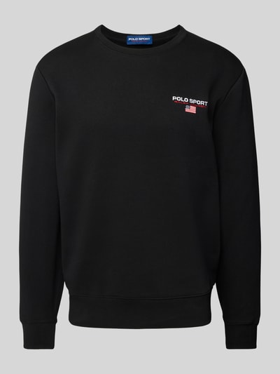 Polo Sport Sweatshirt mit Label-Print Black 2