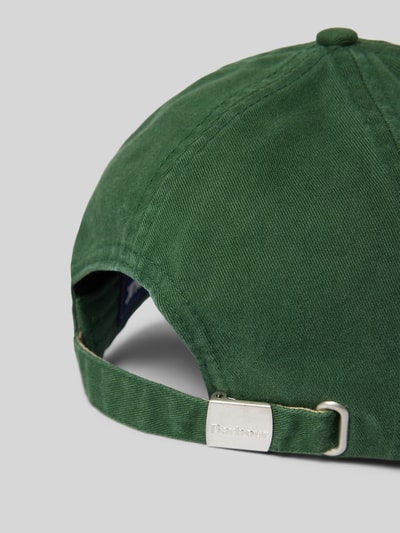 Barbour Basecap aus reiner Baumwolle Modell 'CASCADE' Dunkelgruen 3