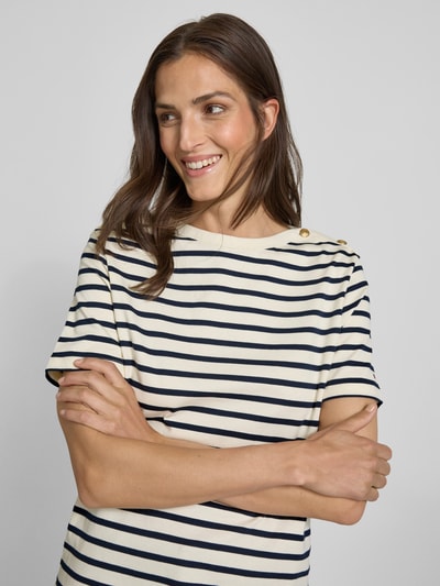 Tommy Hilfiger Regular Fit T-Shirt aus reiner Baumwolle Marine 3