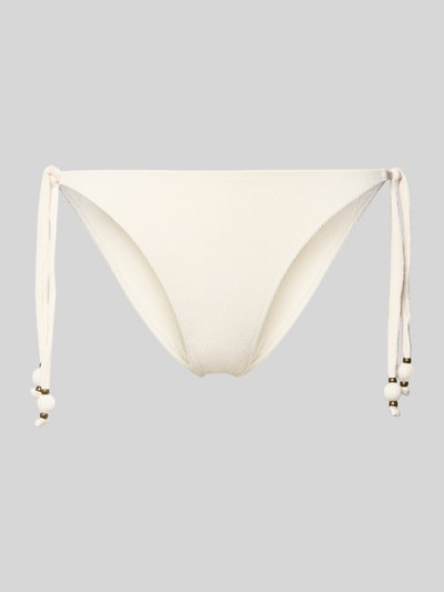 Produktfoto, Bikinibroekje met labeldetail Model 'MASSA' van Banana Moon, wit, materiaalmix met stretch, nauwsluitend model