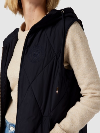 Tommy Hilfiger Steppweste mit Zweiwege-Reißverschluss Marineblau 3