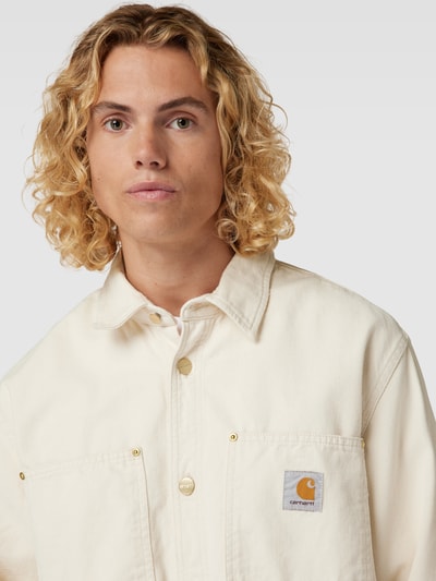 Carhartt Work In Progress Vrijetijdsoverhemd met borstzakken, model 'DERBY' Offwhite - 3