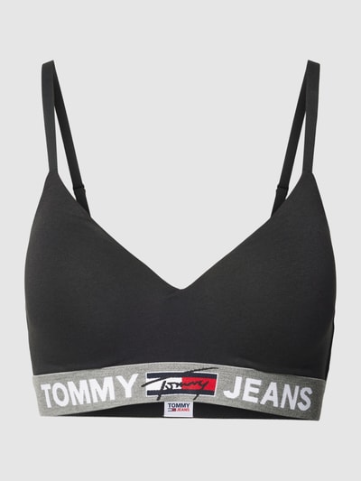 TOMMY HILFIGER Bralette met elastische band met logo Zwart - 1