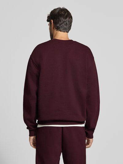 Lacoste Classic Fit Sweatshirt aus Baumwoll-Mix Bordeaux 5