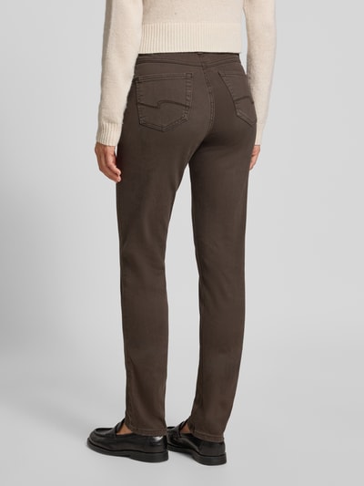 Angels Slim Fit Jeans im 5-Pocket-Design Modell 'CICI' Schoko 5