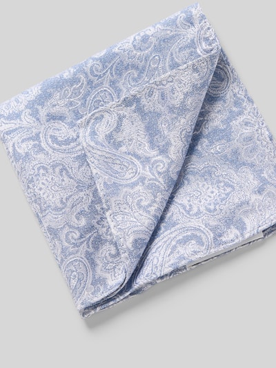 Roy Robson Strik en pochet in een set van pure zijde Lichtblauw - 3