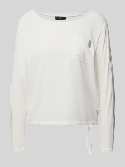 monari Blusenshirt mit Stehkragen Offwhite 2