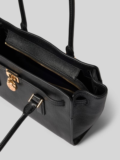 MICHAEL Michael Kors Handtasche mit Label-Anhänger Modell 'HAMILTON' Black 5