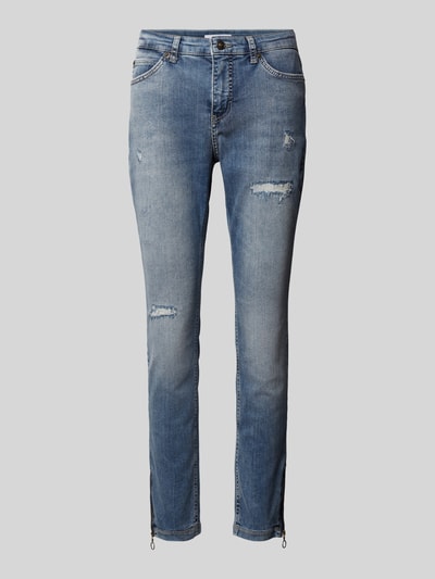 MAC Skinny Fit Jeans im 5-Pocket-Design Hellblau 1