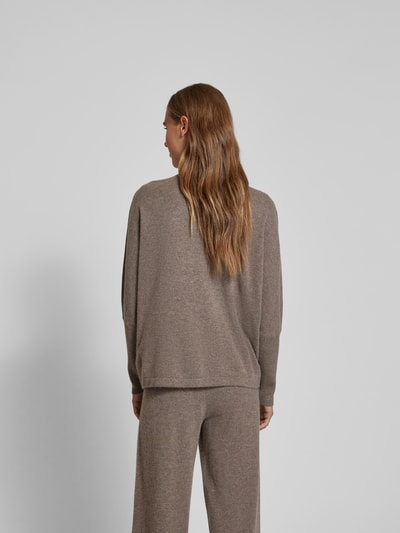 Juvia Pullover in Strick-Optik Taupe 5