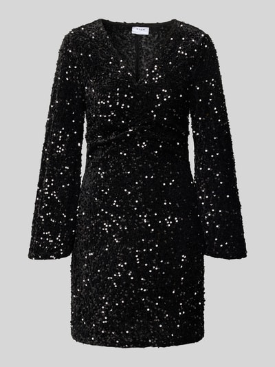 Vila Minikleid mit Pailletten Modell 'BARINA' Black 2
