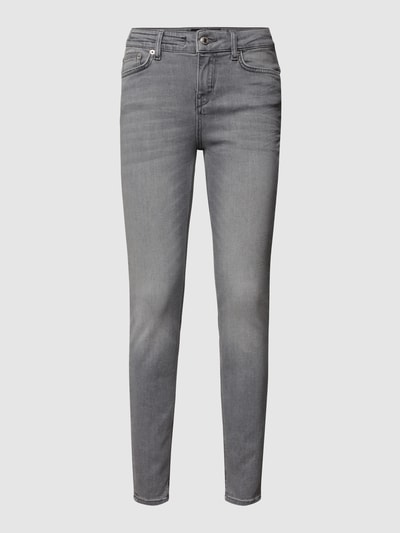 Drykorn Skinny Fit Jeans mit Stretch-Anteil Modell 'Need' Mittelgrau 2