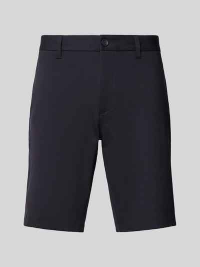 BOSS Green Regular Fit Shorts mit Gürtelschlaufen Modell 'Commuter' Marine 2