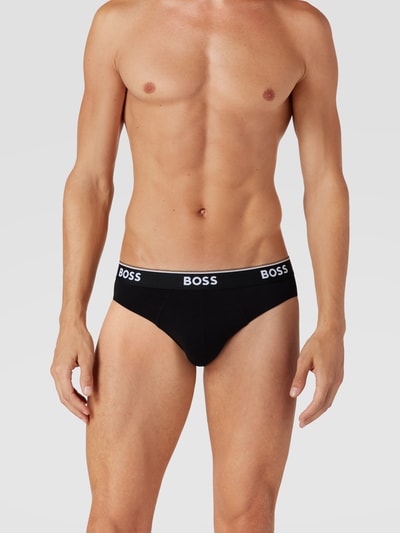 BOSS Slip met labeldetails in een set van 3 stuks, model 'Power' Rood - 1