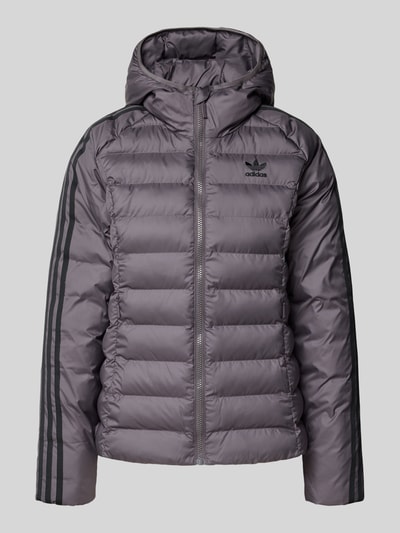 adidas Originals Steppjacke mit Label-Stitching Dunkelgrau 2