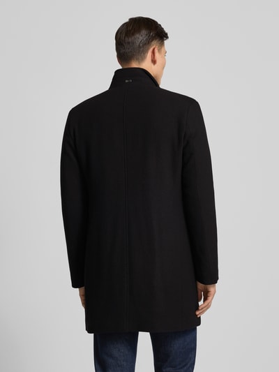 bugatti Kurzmantel mit Stehkragen und Knopfleiste Black 5