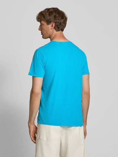Superdry T-Shirt mit Label-Detail Neon Blau 5