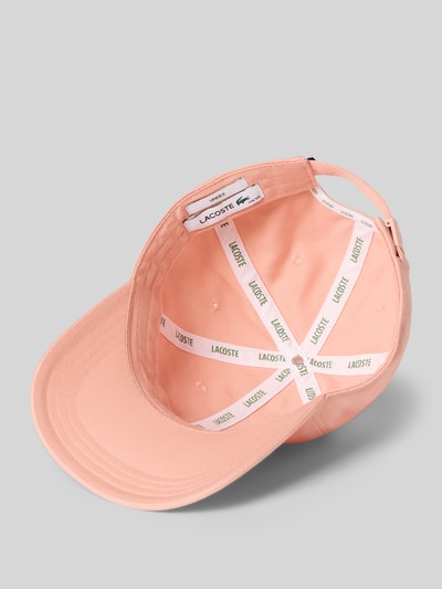 Produktfoto, Basecap aus reiner Baumwolle von Lacoste in Optik: Unifarben mit Label-Patch, Logo-Prägung, feine Webstruktur, Schnallenverschluss.