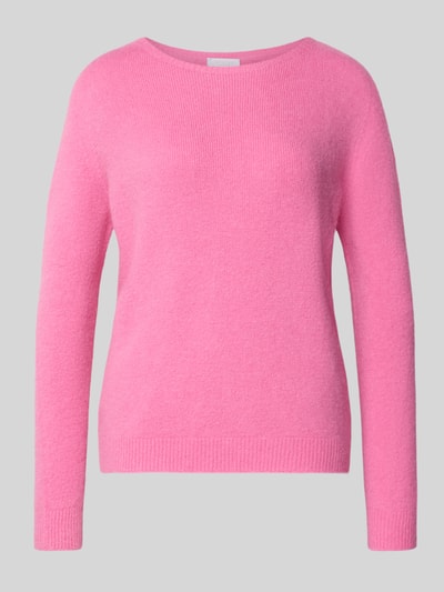 Rich & Royal Strickpullover mit gerippten Abschlüssen Pink 2