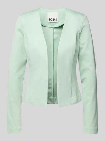 ICHI Blazer met opengewerkte voorkant, model 'KATE Short' Lichtgroen - 2