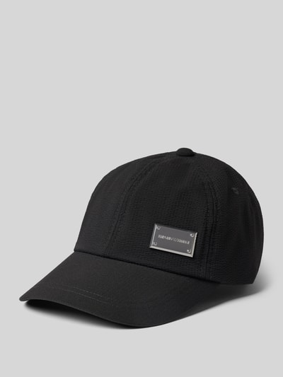 Emporio Armani Basecap mit Label-Applikation Black 1