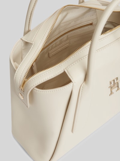 Tommy Hilfiger Henkeltasche mit Logo-Applikation und abnehmbaren Schulterriemen Offwhite 4