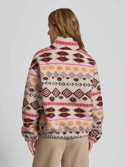 Only Regular fit schipperstrui in teddybontlook, model 'JANNE' Offwhite - 5