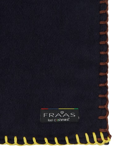 Fraas Sjaal met contrastnaden Marineblauw - 2