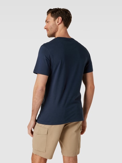 Barbour T-shirt met borstzak, model 'Langdon' Bleu - 5