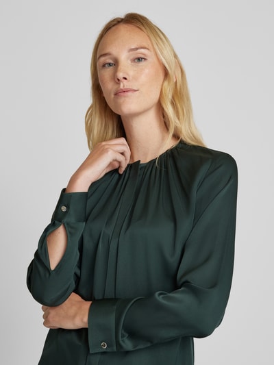 BOSS Blouse met ruches, model 'Banorah' Flessengroen - 3